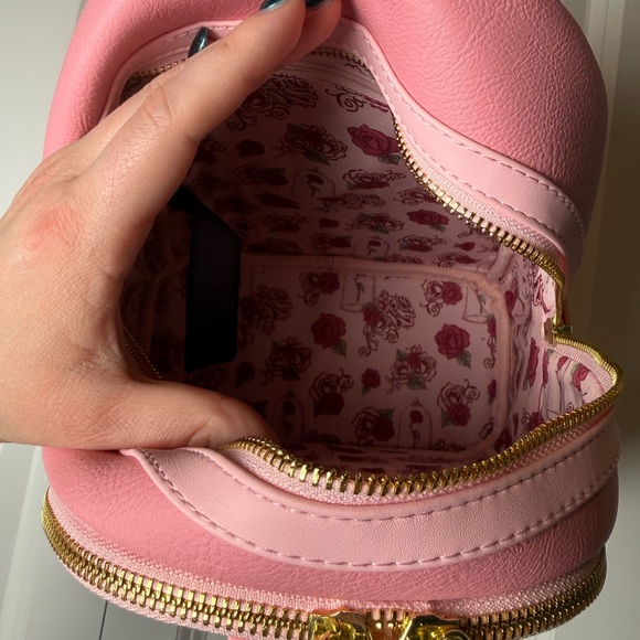 Beauty and the Beast loungefly mini backpack NWT - Picture 9 of 10